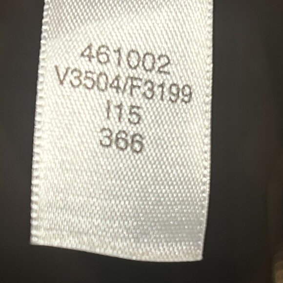 Land’s End Brown Suede Hobo Bag Leather Trim Gold Hardware Boho Slouchy Tote - Picture 8 of 8